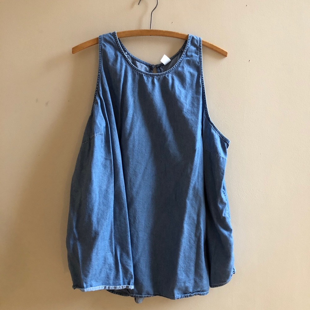 Chambray Tank Top